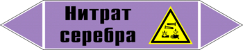 Маркировка трубопровода "нитрат серебра" (a04, пленка, 716х148 мм)" - Маркировка трубопроводов - Маркировки трубопроводов "ЩЕЛОЧЬ" - Магазин охраны труда и техники безопасности stroiplakat.ru